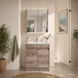 YORK Slim Freestanding Vanity Max Oak 600mm