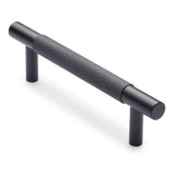 Matte Black Knurled Drawer Pull - Charmian