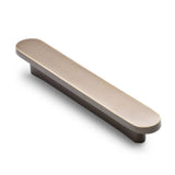 Manovella Aged Brass Oval Profile Cabinet Pull - Imogen