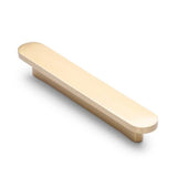 Manovella Brushed Brass Oval Profile Cabinet Pull - Imogen