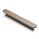 Manovella Aged Brass Oval Profile Cabinet Pull - Imogen
