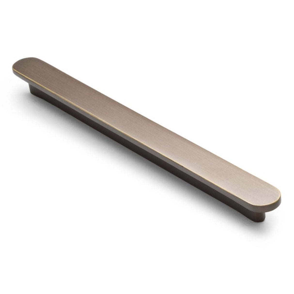 Manovella Aged Brass Oval Profile Cabinet Pull - Imogen