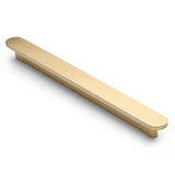 Manovella Brushed Brass Oval Profile Cabinet Pull - Imogen