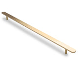 Manovella Brushed Brass Oval Profile Cabinet Pull - Imogen