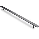 Manovella Matte Black Oval Profile Cabinet Pull - Imogen