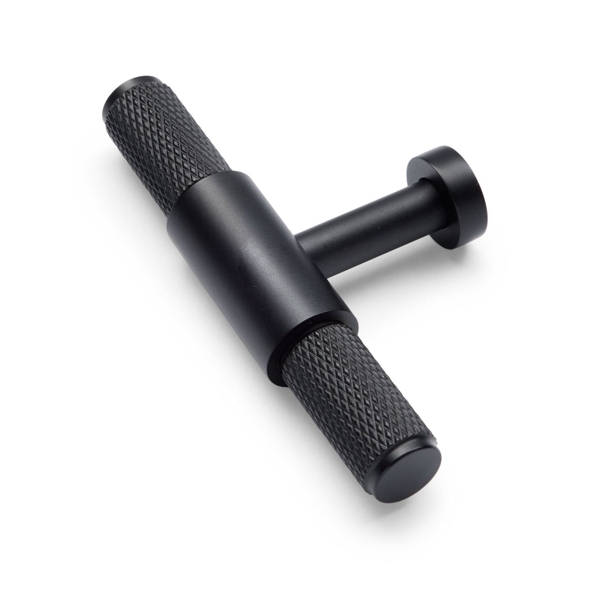 Matte Black Knurled Cabinet T-Bar Pull - Miranda