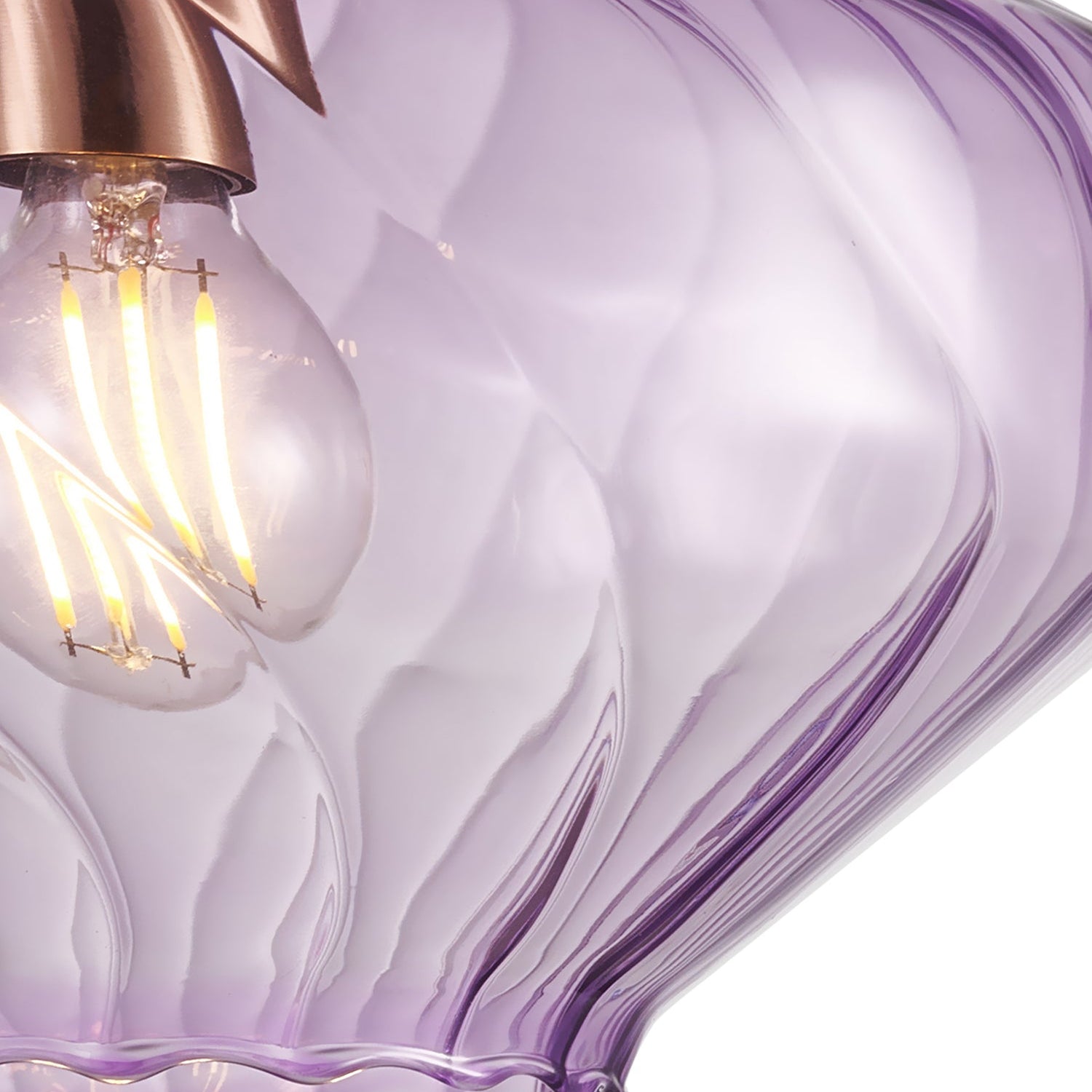 CAMPANA: Interior Wine Glass Shape Ribbed Pendant Lights
