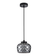 CARAMELLE: Interior LED Tri-CCT Glass with Segments Ellipse Pendant Lights 