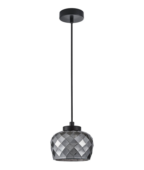 CARAMELLE: Interior LED Tri-CCT Glass with Segments Ellipse Pendant Lights 