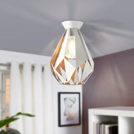 CARLTON 1 Ceiling Light White