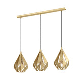 CARLTON Pendant Light (Gold)-3 Lights