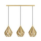 CARLTON Pendant Light (Gold)-3 Lights