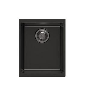 CARYSIL Black Single Bowl Granite Kitchen Sink (370x460x200mm)