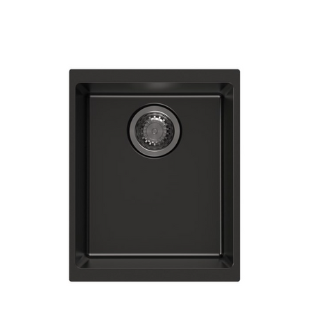 CARYSIL Black Single Bowl Granite Kitchen Sink (370x460x200mm)