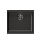 CARYSIL Black Single Bowl Granite Kitchen Sink (530x460x200)