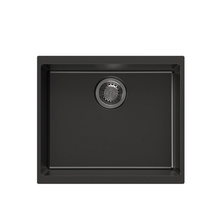 CARYSIL Black Single Bowl Granite Kitchen Sink (530x460x200)