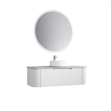 PETRA MARK II Wall Hung Curve Vanity Matte White (All Sizes)