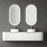 PETRA MARK II Wall Hung Curve Vanity Matte White (All Sizes)