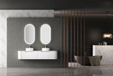 PETRA MARK II Wall Hung Curve Vanity Matte White (All Sizes)