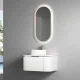 PETRA MARK II Wall Hung Curve Vanity Matte White (All Sizes)