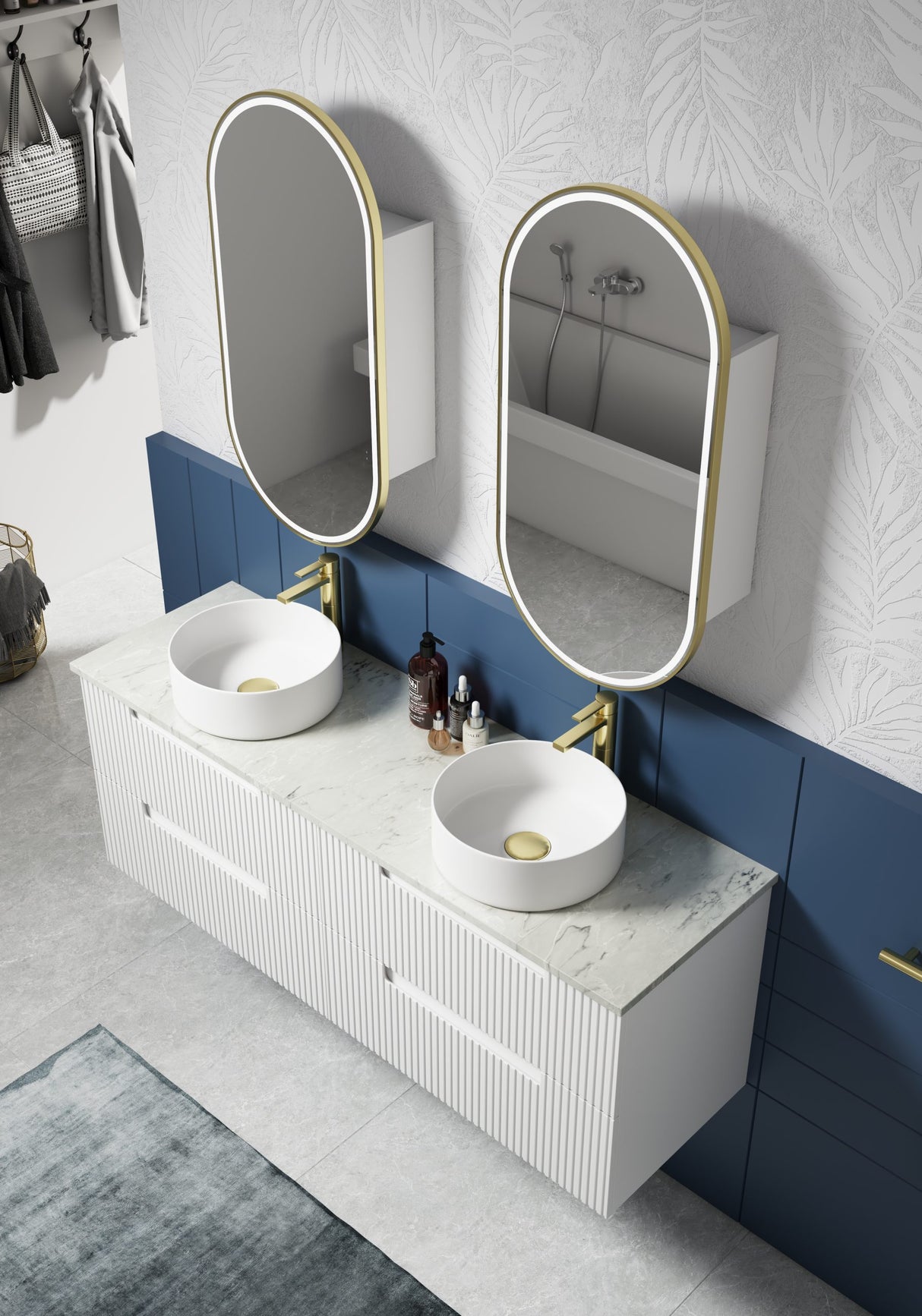 NEVA Wall Hung Vanity Matte White (All Sizes)