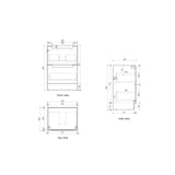 Lovina Floor Standing Vanity Harvest Oak (All Sizes)
