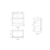 Lovina Floor Standing Vanity Harvest Oak (All Sizes)