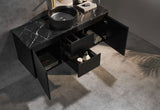 Brindabella Wall Hung Vanity (Middle Drawer) 1200mm (Single/Double Bowl) (Matte Black)