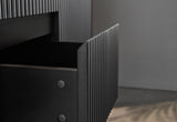 Brindabella Wall Hung Vanity (Middle Drawer) 1200mm (Single/Double Bowl) (Matte Black)