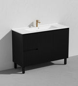 Brighton Freestanding PVC Vanity 1200mm (Single Bowl) (Matte Black)