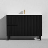 Brighton Freestanding PVC Vanity 1200mm (Single Bowl) (Matte Black)