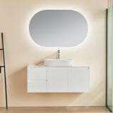 Brindabella Wall Hung PVC Cabinet 1200mm (Single Bowl) (Matte White)