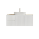 Brindabella Wall Hung PVC Cabinet 1200mm (Single Bowl) (Matte White)