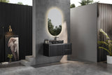 Brindabella Wall Hung PVC Cabinet 1200mm (Single Bowl) (Matte Black)