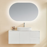 Brindabella Wall Hung PVC Cabinet 1200mm (Single Bowl) (Matte White)