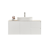 Brindabella Wall Hung PVC Cabinet 1200mm (Single Bowl) (Matte White)