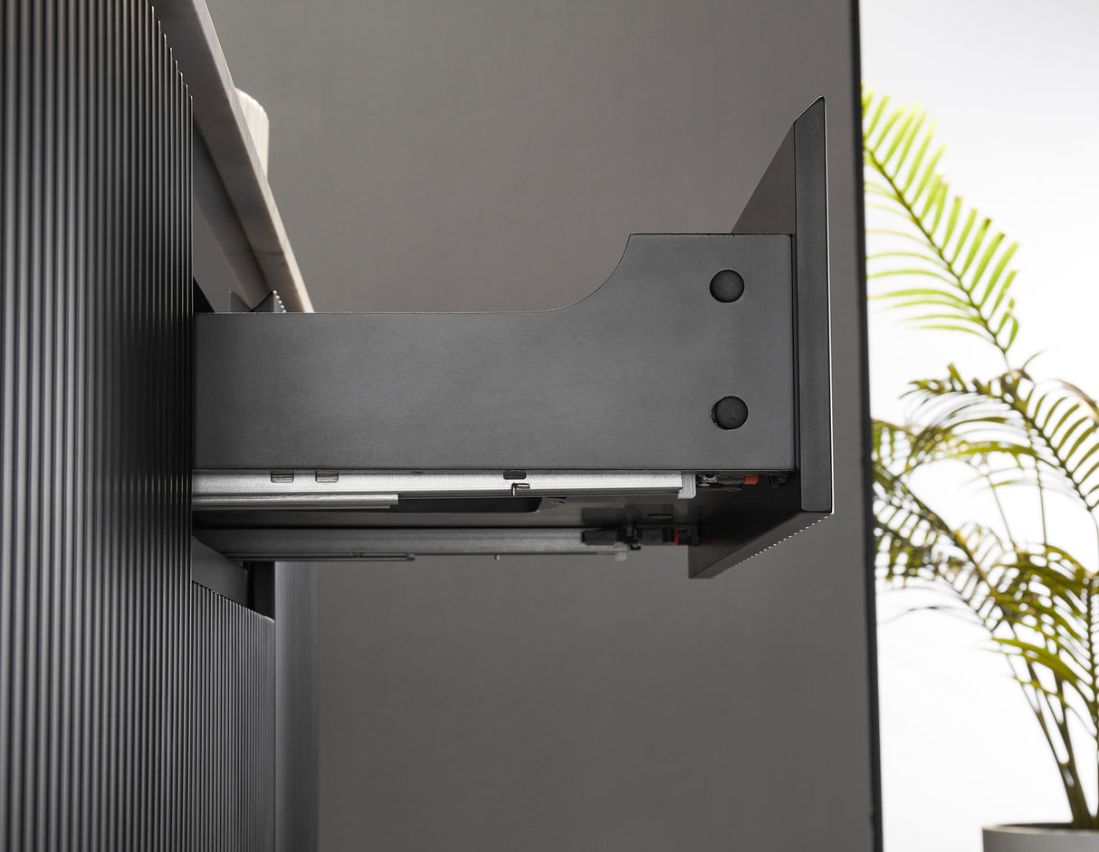 Brindabella Wall Hung Vanity (Middle Drawers) 1500mm (Single/Double Bowl) (Matte Black)