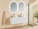 Brindabella Wall Hung PVC Cabinet (Middle Drawer) 1500mm (Single/Double Bowl) (Matte White)