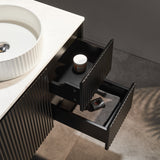 Brindabella Wall Hung PVC Cabinet 1500mm (Single/Double Bowl) (Matte Black)
