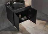 Brindabella Wall Hung PVC Cabinet 600mm (Matte Black)
