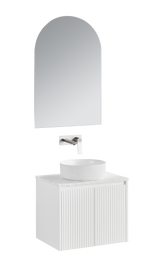 Brindabella Wall Hung PVC Cabinet 600mm (Matte White)