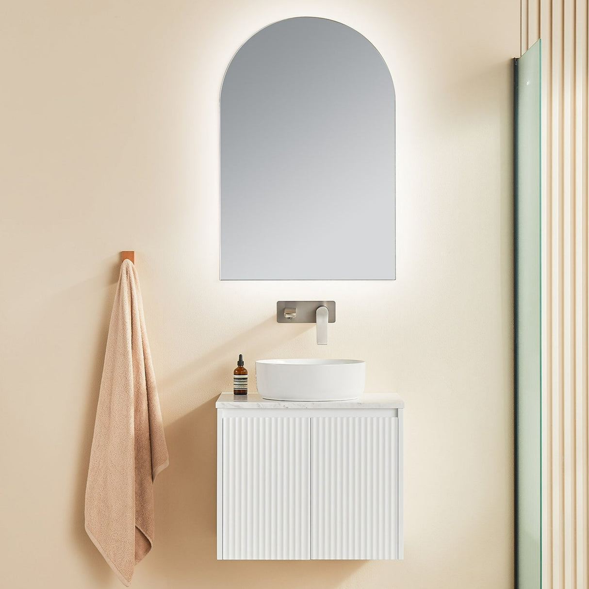 Brindabella Wall Hung PVC Cabinet 600mm (Matte White)