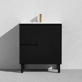 Brighton Freestanding PVC Vanity 750mm (Matte Black)