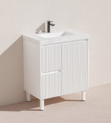 Brighton Freestanding PVC Vanity 750mm (Matte White)