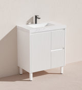 Brighton Freestanding PVC Vanity 750mm (Matte White)