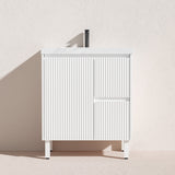 Brighton Freestanding PVC Vanity 750mm (Matte White)