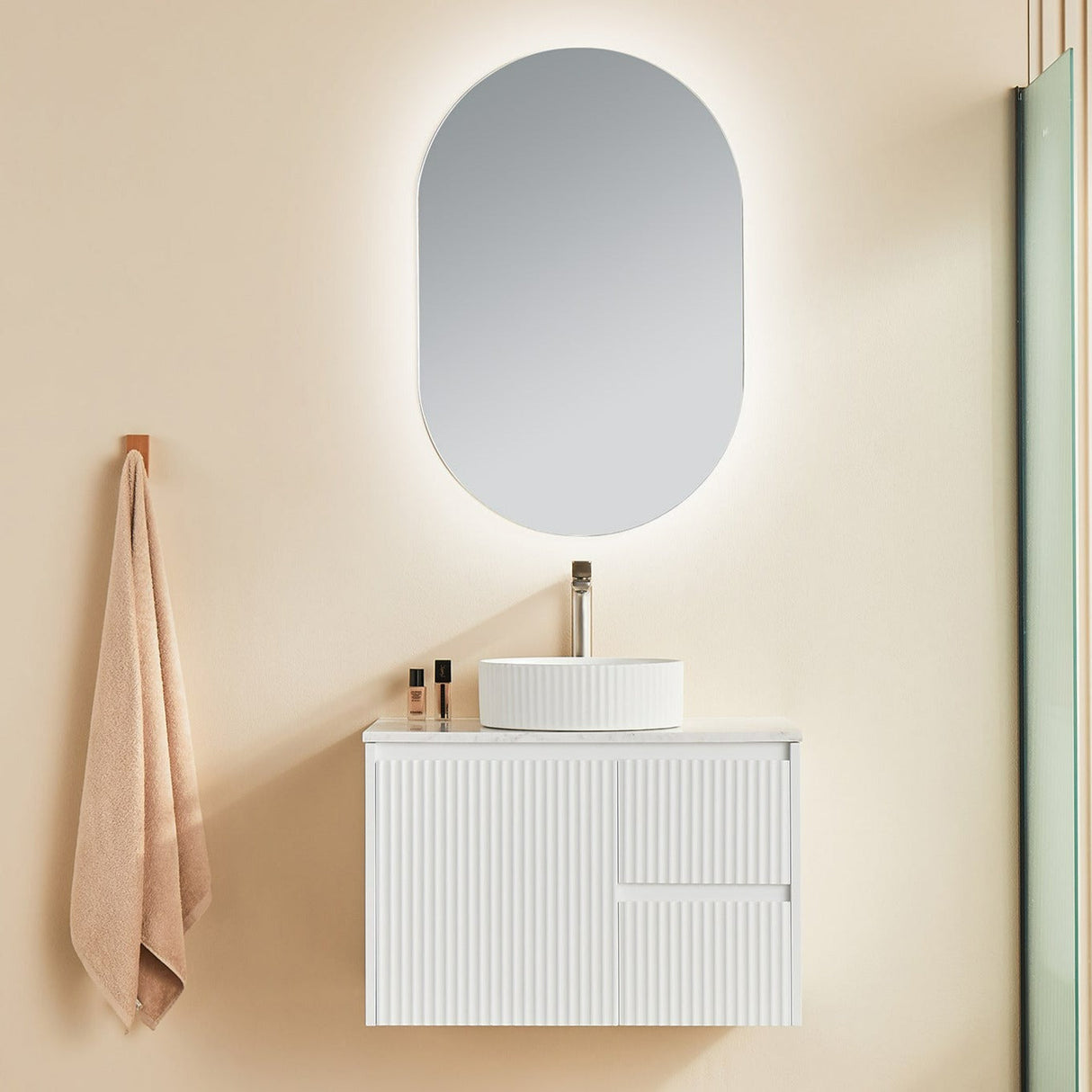 Brindabella Wall Hung PVC Cabinet 750mm (Matte White)