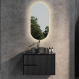 Brindabella Wall Hung PVC Cabinet 750mm (Matte Black)