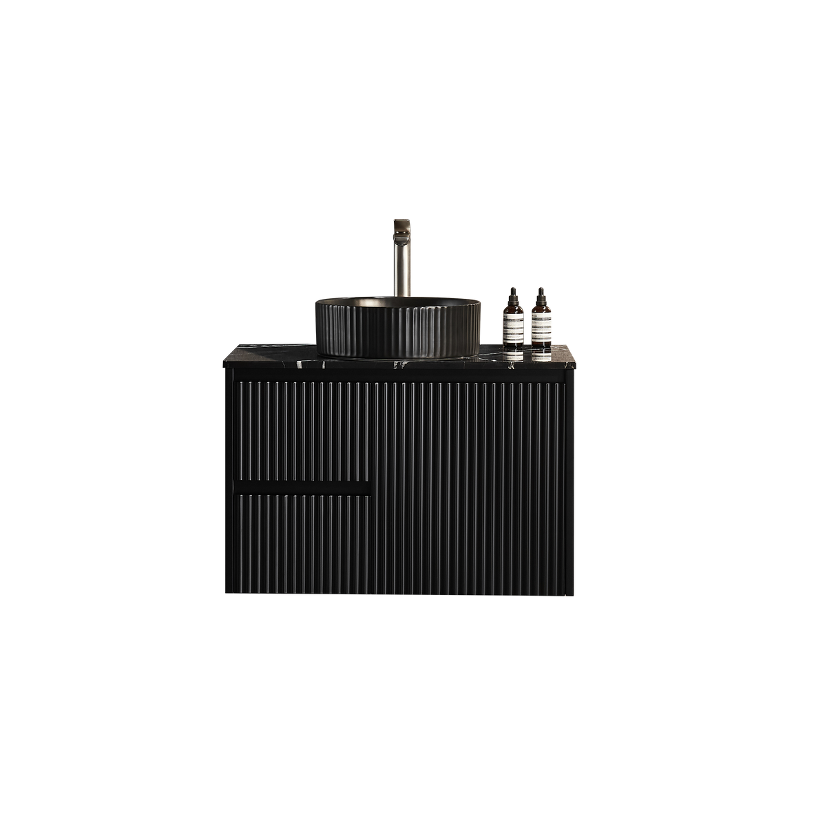 Brindabella Wall Hung PVC Cabinet 750mm (Matte Black)