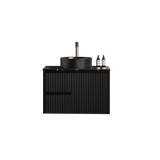 Brindabella Wall Hung PVC Cabinet 750mm (Matte Black)